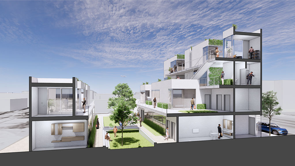 United Way concept small lot initiative rendering