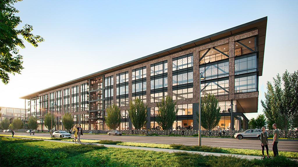 Cypress Waters office building exterior rendering